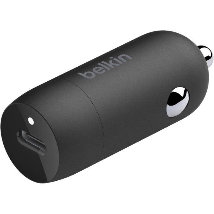 Nabíječka autobaterie - BELKIN - 30W USB PD - Zásuvka zapalovače cigaret - Černá a bílá - USB Type-C