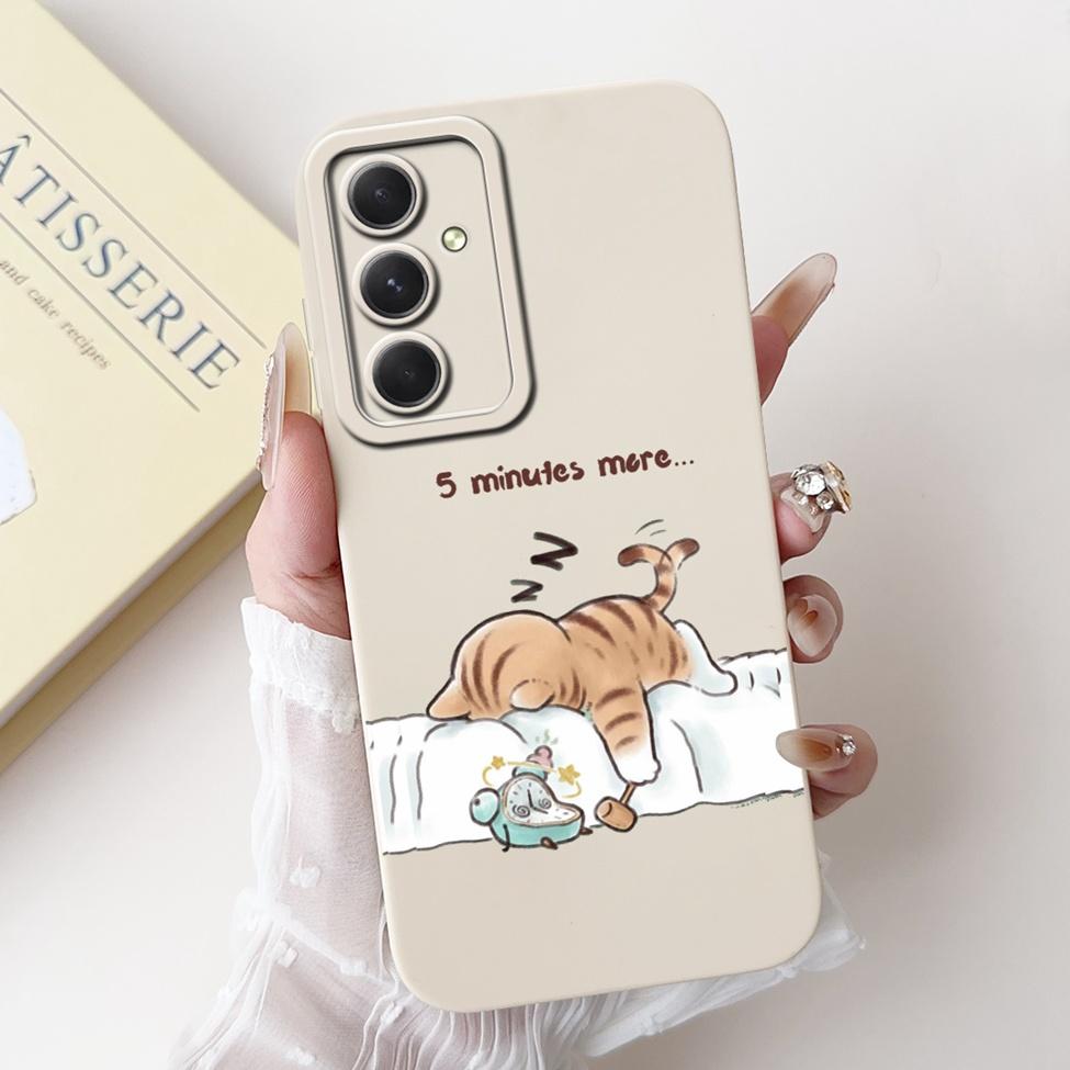 For Samsung S23 FE S 23 Plus Ultra Case Cute Cat Luxury Funny Girl Silicone Phone Case For Samsung S23 Ultra Funda Coque Capa