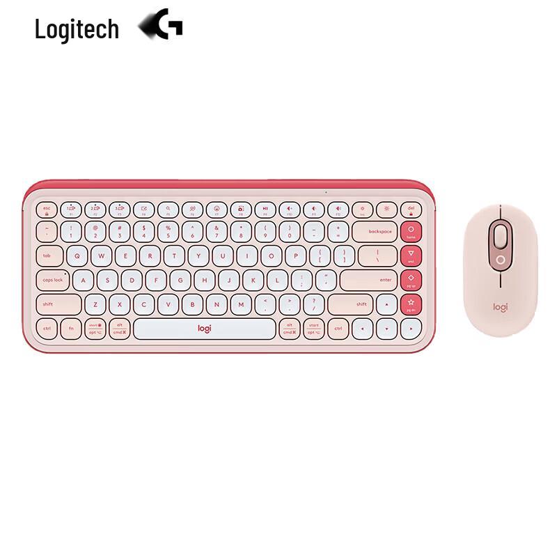 Logitech POP ICON COMBO Wireless Keyboard and Mouse Set