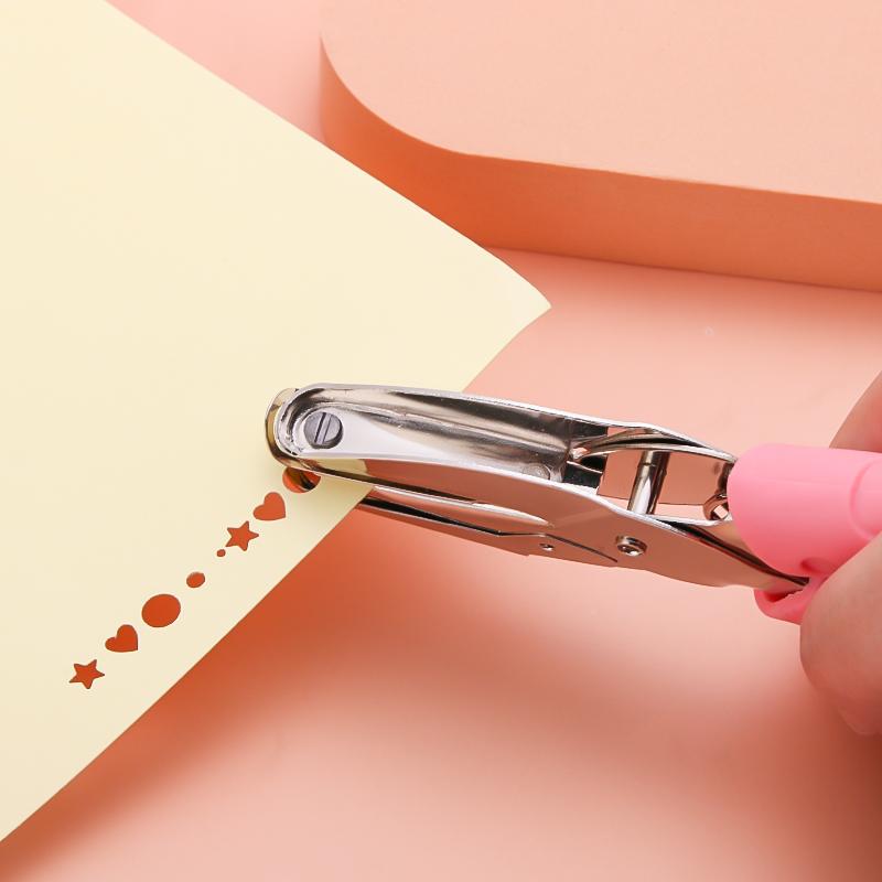 1 PC Metal Single Hole Hand-held Punch Hole Punch Pliers Hole Punch Cardmaking Handicraft Tool Jewelry DIY Scrapbooking Plier