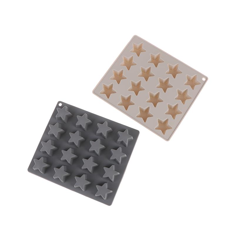 1 Stk 16 Gitter Stjerneis Gitter Femspiss Stjerner Silikon Iskrem Kakeform Isbiter Gjør-det-selv Kjøkken Bakeform