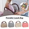 Lunch Bag Handle Insulation Cooler Bag For Women Kid Lunch Box Picnic Travel Portable Food Storage Breakfast Thermal Food Bag
