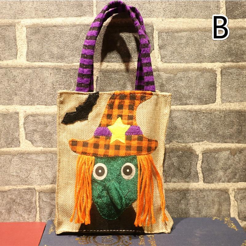 Halloween Candy Bags Holiday Pumpkin Bag Kids Gifts Bag Children Halloween Party Supplies 1pcs