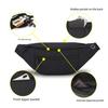 Reflective Waist Bag with Headphone Jack Zipper Closure Pockets Design Multi-purpose Style Belt Bag Running Accessory