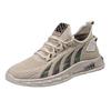 New men's shoes spring and summer fly-woven breathable fashion lace-up sneakers