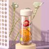 Water bottle Fuguang plastic female cute ins feng shui cup portable creative cup with lid simple plastic cup male tea separation