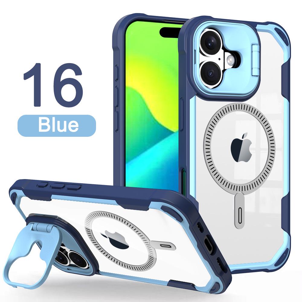 Oracle Bone Shield Magnetische Handyhülle für iPhone 17/16 Pro Max/15/14 mit Halterung