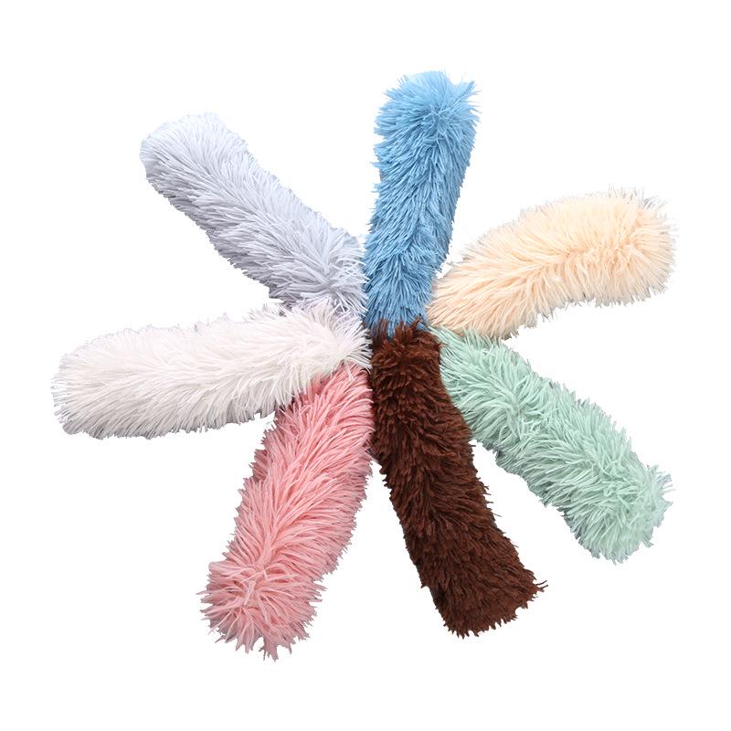 Catnip Crinkle Paper Plush Pillow Toy for Cats - Bite-Resistant and Self-Play Friendly