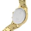 Guess Orologio da Donna al Quarzo con Cinturino in Acciaio Inossidabile Dorato a Tre Lancette - GW0320L2