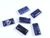 31Cts. Natural Sodalite Rectangle Cabochon Loose Gemstone 06 Pcs Lot 8X16MM RQ-1964