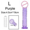 Vibrator Dildo Suction Cup Jelly Dick Realistic Soft Cup Adult Sex Toy for Women and Men Vaginal and Anal Masturbator Dildos