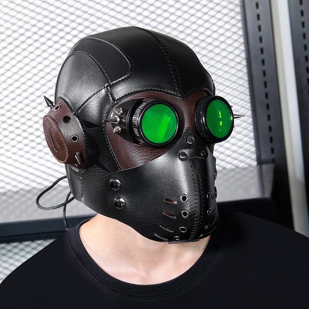 Accessorio Scenico di Halloween Maschera Creativa da Medico della Peste per Cosplay Adulti e Costumi Fai-da-te
