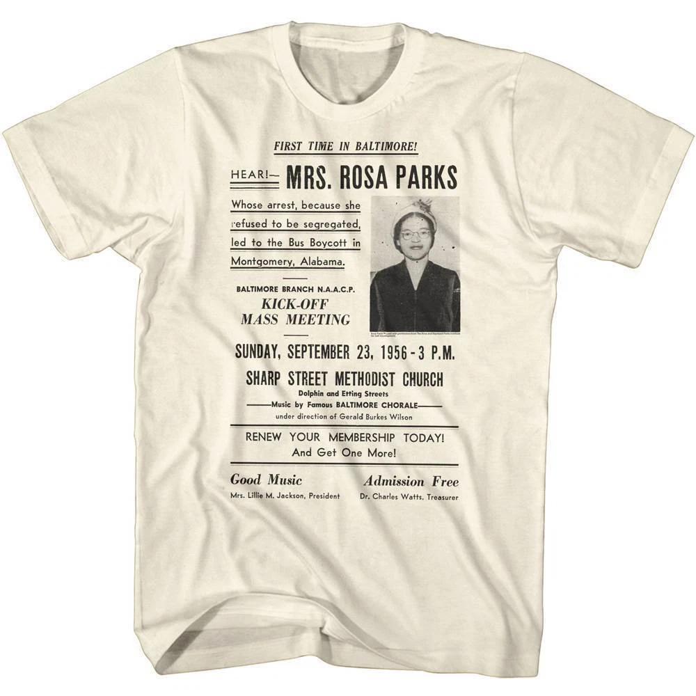 Rosa Parks First Time in Baltimore Men s T Shirt S