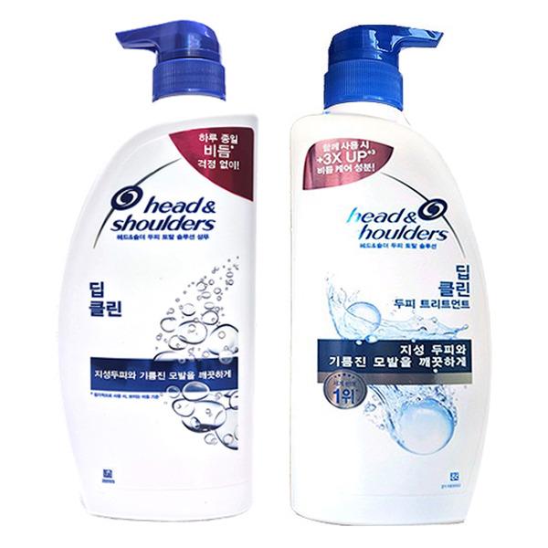 

Head & Shoulders 850ml Deep Clean Shampoo + Treatment