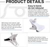 Flexible Baby Monitor Camera Bracket Suitable for Crib Outdoor Indoor Desktop Clip Universal 1/4'' Screw Cameras Mount Clamp