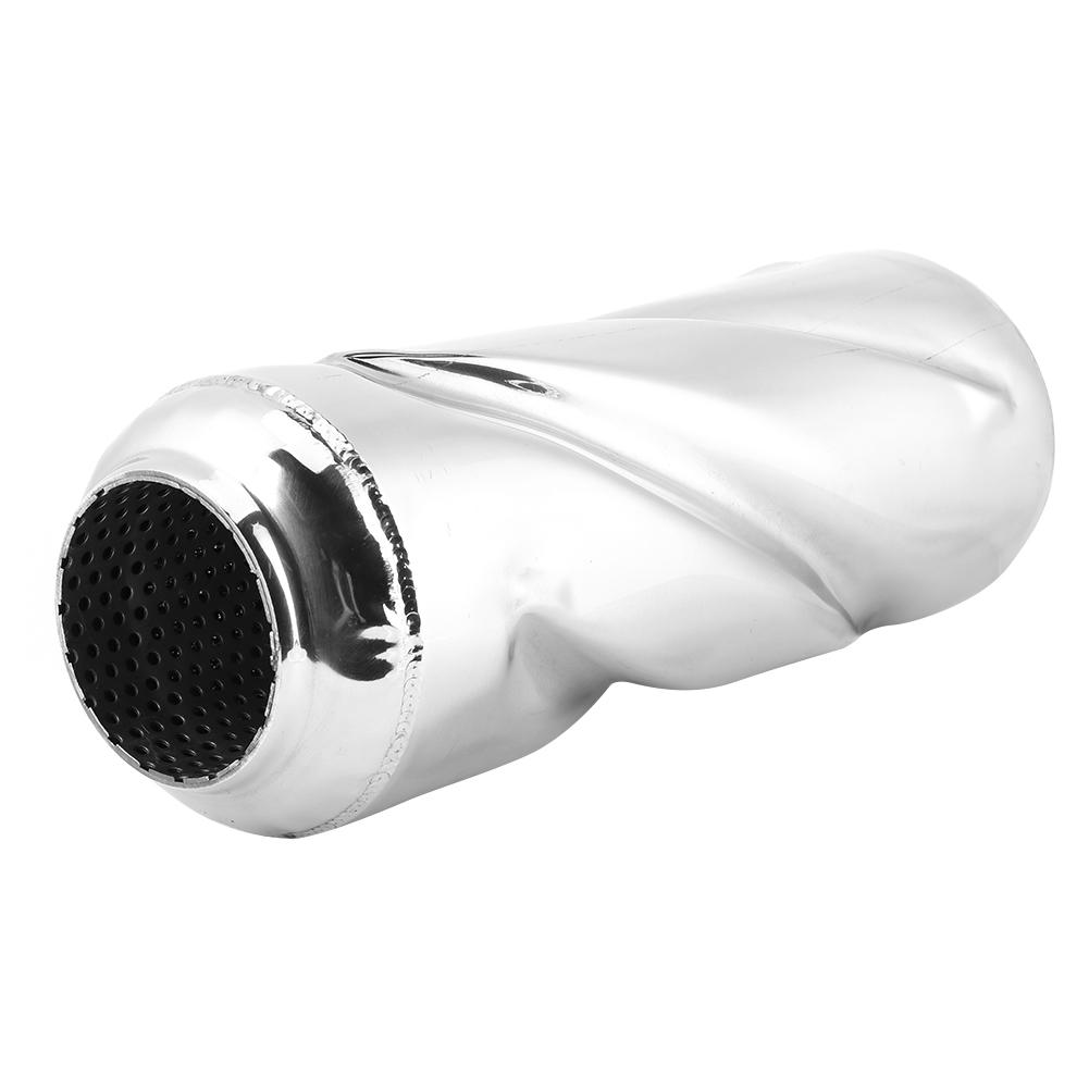 

2,5-дюймовая выхлопная средняя труба, рассеивающая тюнинговая трубка глушителя, универсальный аксессуар для автомобиля