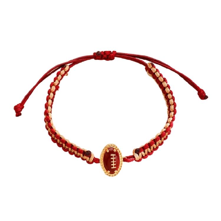 

Comfortable Athletic Bracelet Featuring Woven Design with Multiple Ball Sports for Men and Women in Active Pursuits