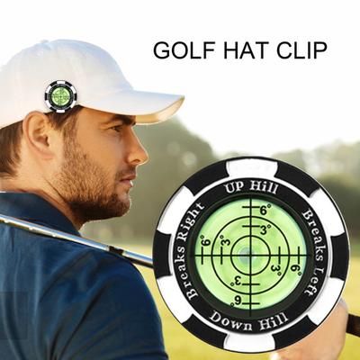 Golf Ball Marker with High Precision Portable Putting Green Reader Plastic Golf Marker Clip Professional Green Reading Training Aid Golf Accessories