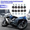 10PCS Motorcycle Fairings Rubber Grommets Bolt Accessories for Yamaha Yzf R1 R6