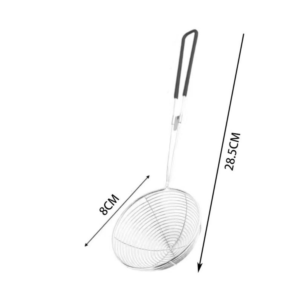 6cm 8cm 10cm Pearl Colander Stainless Steel Pearl Spoon Filter New Tapioca Scoop  Kitchen Utensil