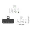 Multi-Socket Power Strips Wall Socket Adapters Power Converter with Independent Switches for Multiple Device Use Enduring