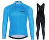 Een Verscheidenheid aan RAPHA Herfst en Winter Heren- en Dameskleding met Lange Mouwen van Fleece voor Fietsen, Sportkleding Set voor Racefiets