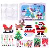10mm Große Bügelperlen Set Ungiftig Schmelzperlen Weihnachten Ostern DIY Bastelspielzeug Mehrfarbig für Kinder