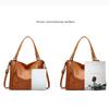 Damen One Shoulder Bag Weiches Leder Damentasche Tragbare Freizeittasche One Shoulder Messenger Bag