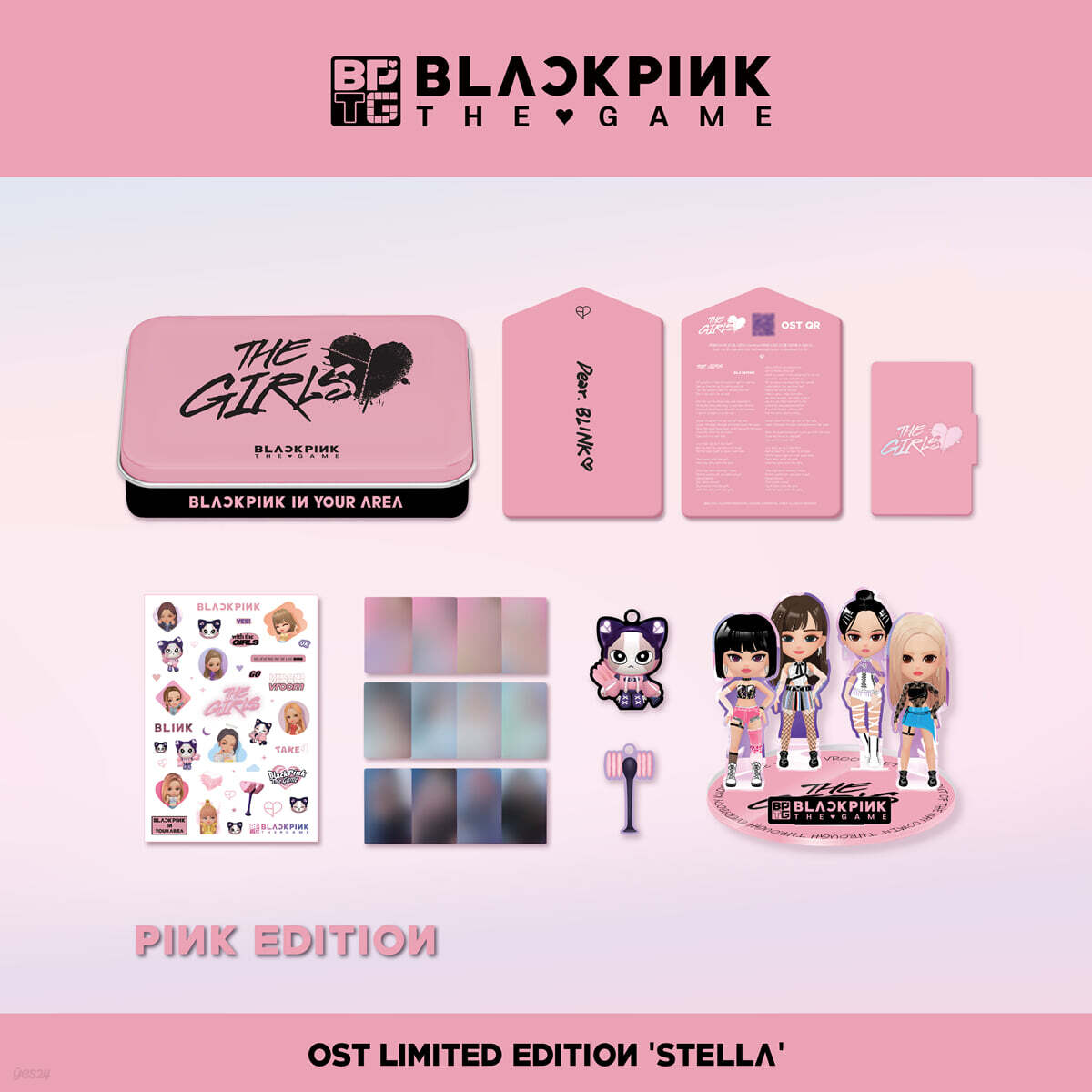 

BLACKPINK - BLACKPINK THE GAME OST : THE GIRLS [Stella ver.][PINK ver.] (LIMITED EDITION)