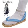 Hot Anime Demon Slayer Kimetsu No Yaiba Cosplay Accessories Kamado Nezuko Cosplay Clogs Kimono Flip-flops Geta Slippers Shoes