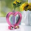 Silicone Flower Vase  Mold  Set Hex Love Shape Plant Propagation Station With Test Tube Flexible