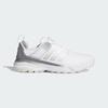 ADIPOWER 26 BOA SPIKELESS GOLF SHOES JS4140 Men's Performance Sports Shoes Cloud White / Silver Metallic / Grey Two