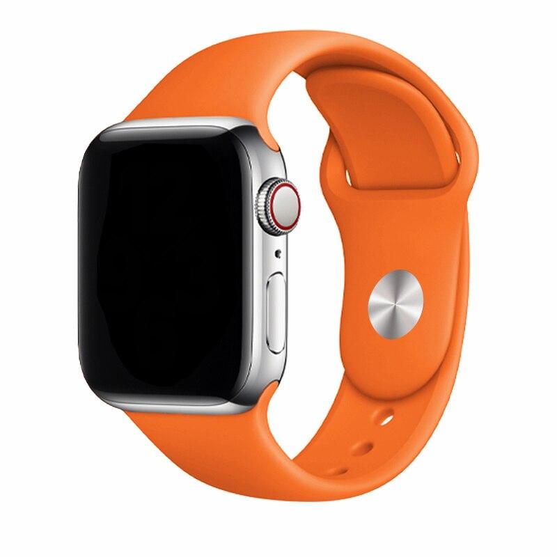 Silikonový řemínek pro řemínek Apple Watch 44 mm 49 mm 45 mm 41 mm 40 mm 42 mm 38 mm náramek iwatch série 9 7 se 3 4 5 6 8 Pásek Ultra2