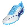 Li Ning Kids PU Fashion Sports Training Low Top Soccer Shoes Men Soccer Shoes Fluorescent-Sky-Blue YSFV012-5