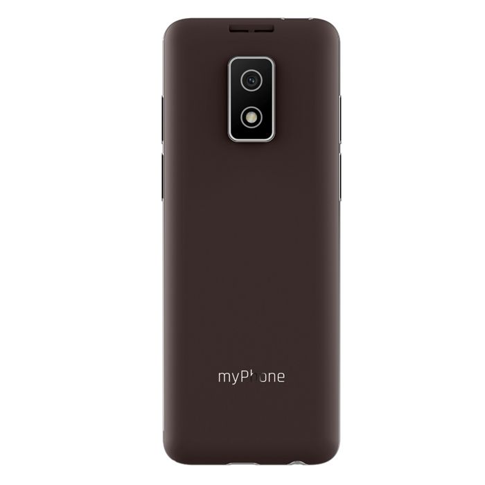 Téléphone Senior touches mémoires Autonomie 18 jours socle de charge myPhone Marron