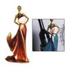 Modern Beauty Figurine Wine Bottle Holders Storage Rack Table Statues Figurines Sculptures Decorative Home Ornaments Resin Craft
