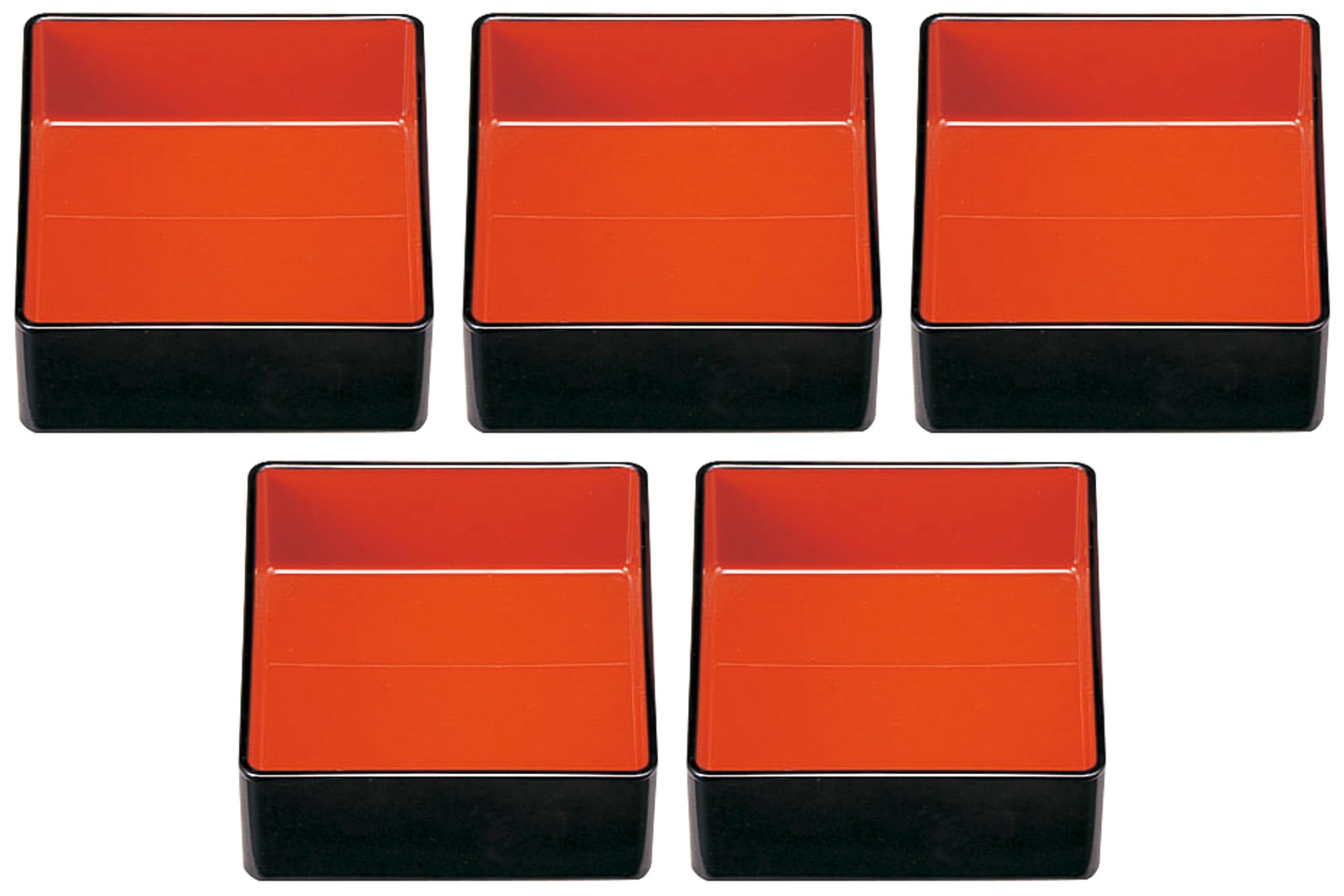 

Набор из 5 Киото Бенто Красный x x Сёкадо АБС Сэтомонохонпо [A] Разделители, (Средняя) [12.3 11.1 4.5 см] Бенто, Смола,