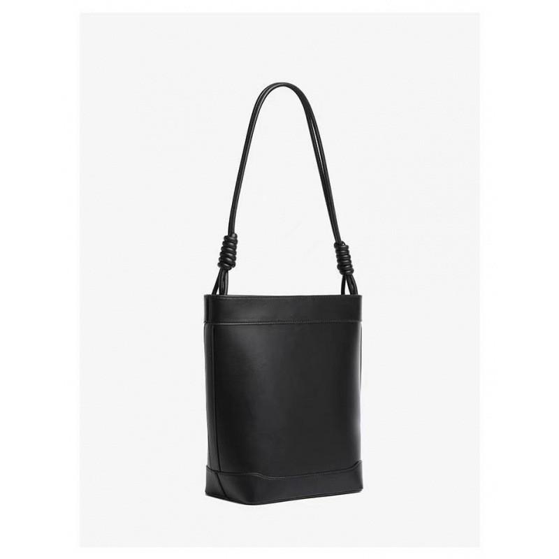

Z Cross-border Women s Bag New Style All-matching Single-shoulder Portable Cross-body Chain Rope Knot Decoration Bucket Trendy Girl чёрный