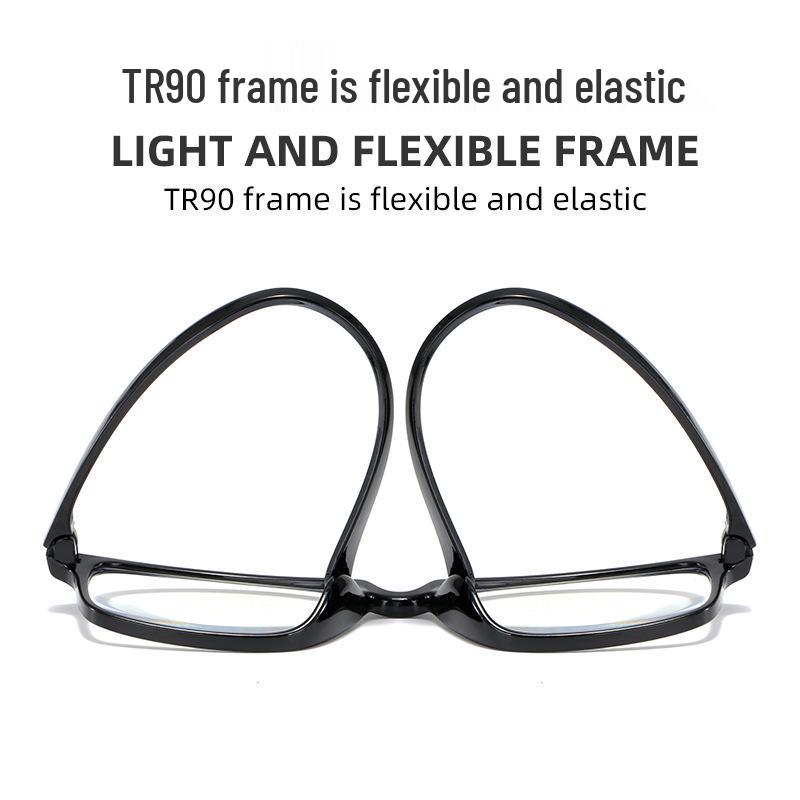 Ultra-Lightweight TR90 Blue Light Blocking Reading Glasses for Middle-Aged & Elderly Unisex