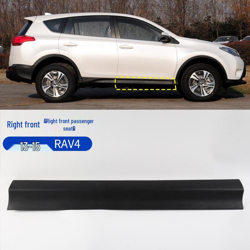 Toyota RAV4 (2013-2023) Door Lower Protector: Anti-collision & Anti-scratch Side Panel Trim