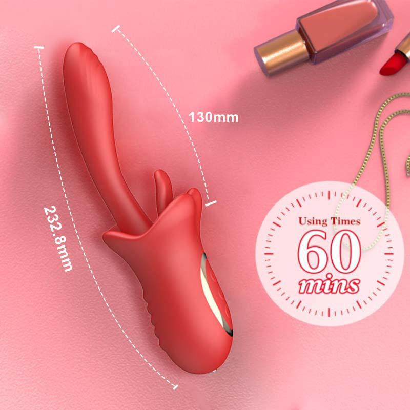 Lip Lure Vibrating Tongue Licking Masturbator for Women