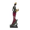 African Statue Home Decor Resin Figurine Vintage Tribal Lady Sculptures for Bedroom Bookshelf Luxury Decorative Accessories