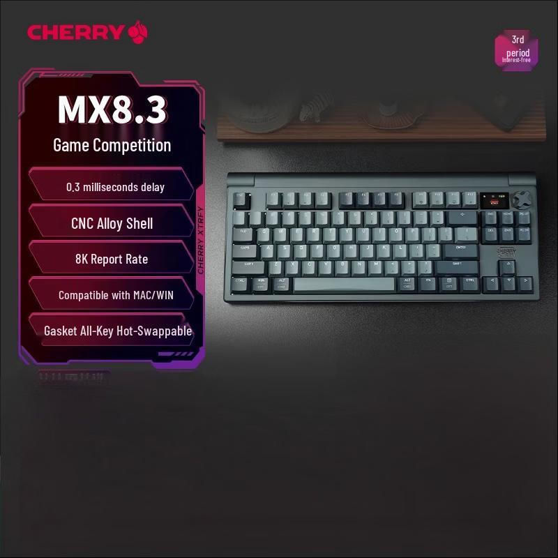

CHERRY MX 8.3 AI-Enabled Tri-Mode RGB Hotswap Mechanical Keyboard