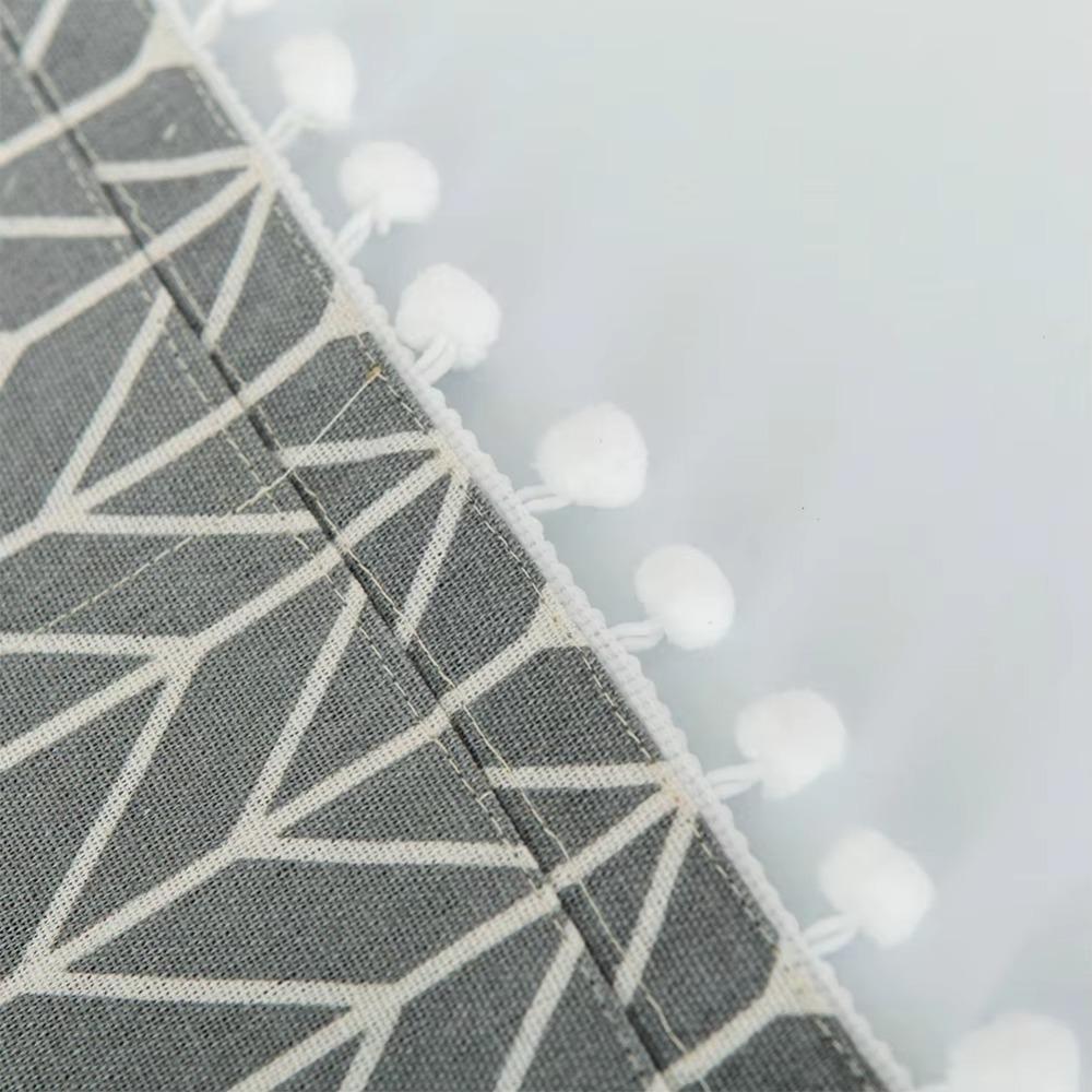 Rustic Style Washing Machine Dustproof Cover Printing with Pocket Dryer Dust Cover Multi-purpose Washable