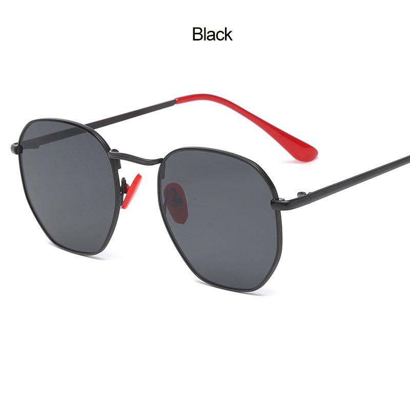 New Women Metal Frame Polygon Fashion Sunglasses Classic Street Shoot Travel Driving Sun Glasses Men Uv400 Luxury Brand Design