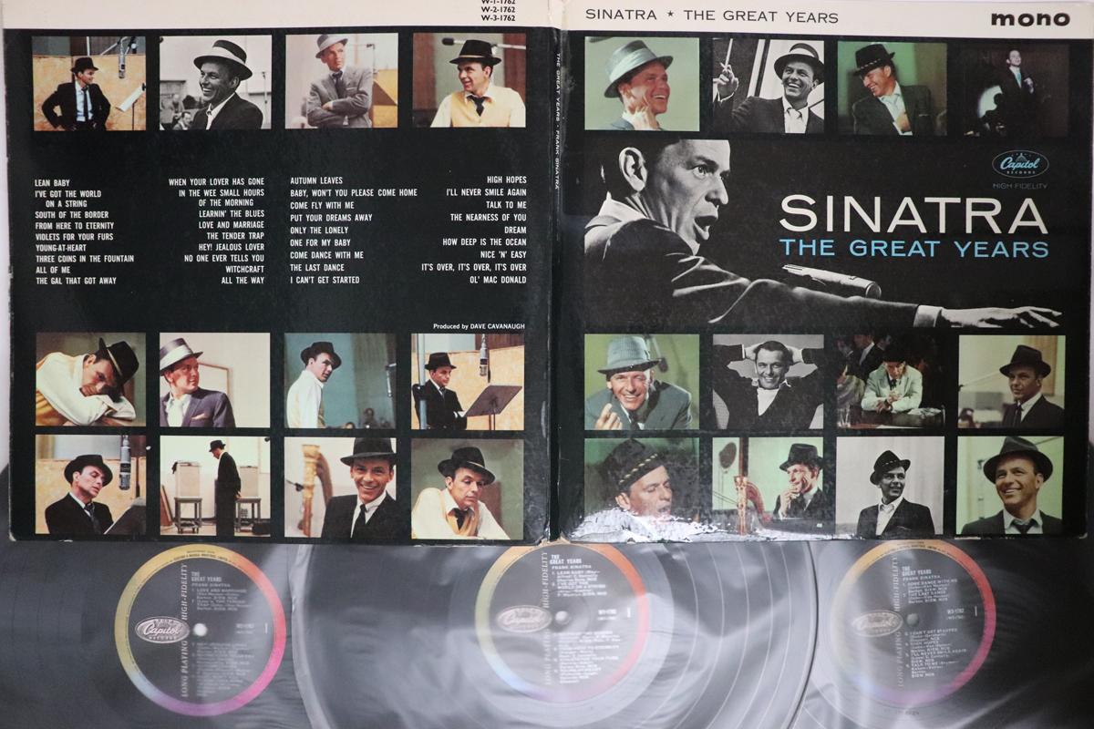 LP Record FRANK SINATRA Great Years W11762 CAPITOL 1962 UK Jazz Used