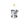 1PC DN15 1/2" 304 Stainless Steel Homebrew Camlock Fitting Adapter MPT FPT Barb Camlock Quick Disconnect For Hose Pumps Fittings