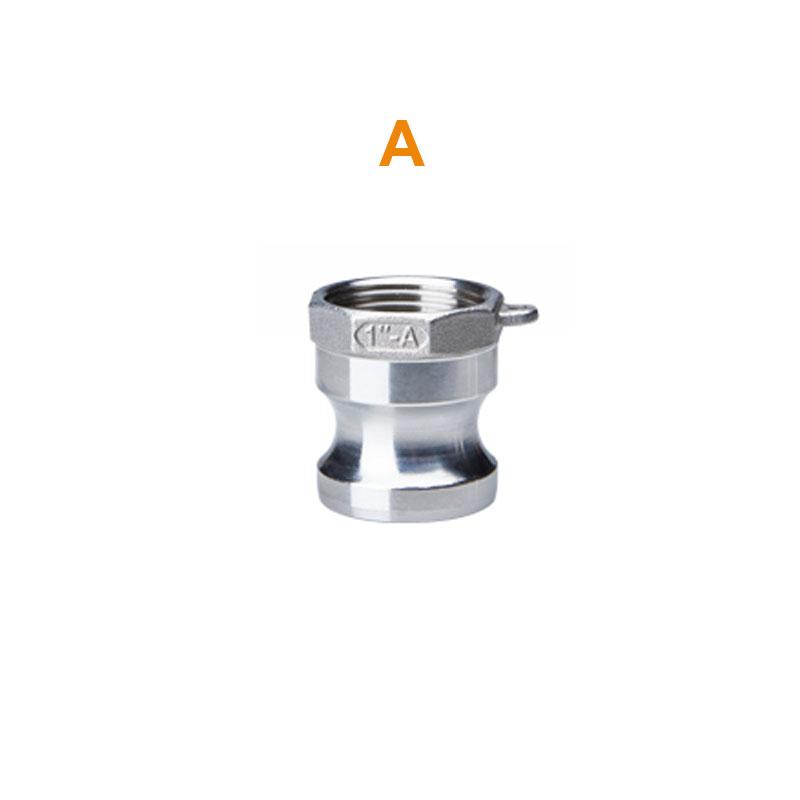 1PC DN15 1/2" 304 Stainless Steel Homebrew Camlock Fitting Adapter MPT FPT Barb Camlock Quick Disconnect For Hose Pumps Fittings