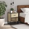 VidaXL Bedside Table Sonoma Oak 40x31x50 Cm Engineered Wood 848686