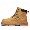 2025 Autumn Ankle Boots Men's High Top Boots Outdoor Yellow Boots Classic Design High Top Men Casual Shoes Botas Para Hombre